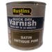 Rustins - Quick Dry Varnish Satin Antique Pine 250ml
