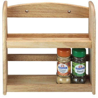 Apollo Wooden 2 Tier Spice Rack