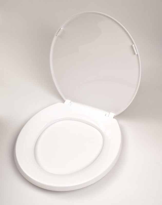 Aqua Toilet Seat & Cover - White Finish