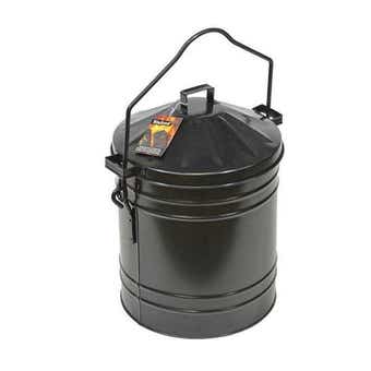 Blacksod Black Ash Can / Bin with Lid