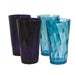 Ashley 4 Piece Coloured Plastic Tumblers Set – 600ml Shatterproof Reusable BPA-Free Cups for Indoor and Outdoor Use