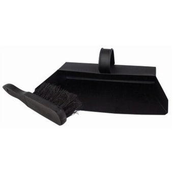 Blackspur Black Ash Pan And Brush Set