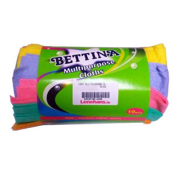 Bettina Multipurpose Cloths - Pack of 10