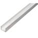 U shape Raw Aluminium Profile - 8mm x 10mm x 8mm