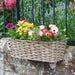 Bari Faux Rattan Planter 19in - Sand