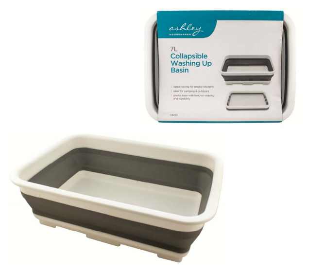 Collapsible Washing Up Basin - 7L