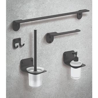 Set of Bathroom Accessories ALTO - Black