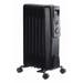 Kingavon 7 Fin Black Slimline Oil Filled Radiator - 1.5Kw