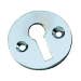 Polished Chrome Victorian Round Open Escutcheon