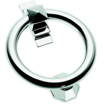 Polished Chrome Ring Door Knocker