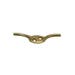 Cleat Hook 3in Solid Brass