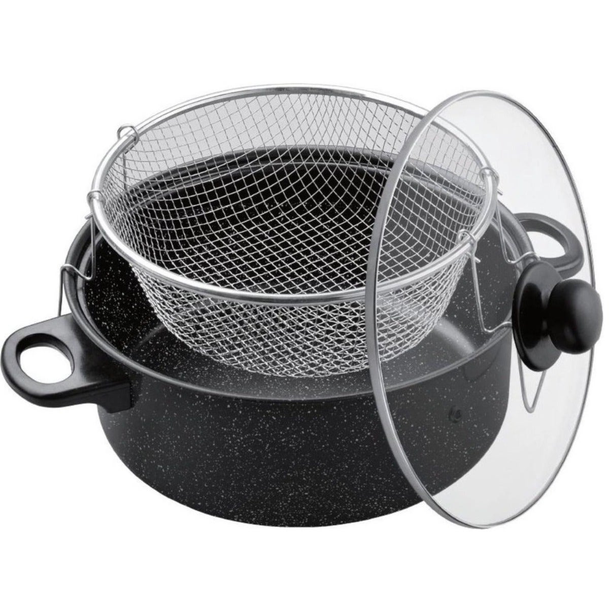 Benson Deep Fryer Pan with Basket - 26cm 