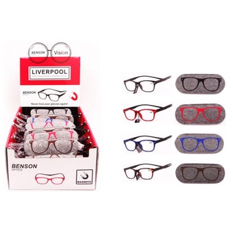 Benson Reading Glasses - Assorted colours