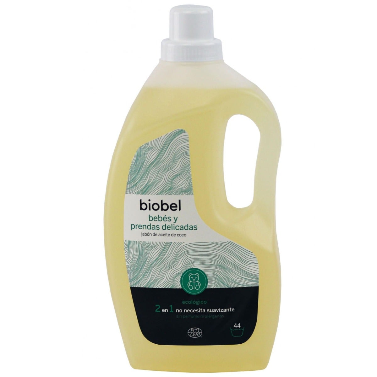Biobel Baby and Delicate Fabric Laundry Detergent 1.5 L Hypoallergenic Fragrance Free Ecocert