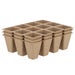 Biodegradable Seedling Grow Pot Tray Set of 3 Small - Recycled Paper Pulp