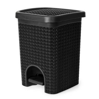 Black Lace Pedal Bin - 5L