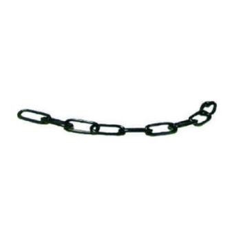 3mm x 21mm Black Welded Steel Coil Chain - Price per metre
