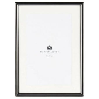 Black Steel Photo Frame 10 x 15cm