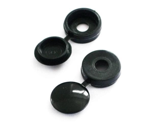 Black Screw Cover Caps