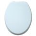 Blue Canyon White MDF Toilet Seat with Stainless Steel Hinges – Durable, Easy to Clean and Universally Fitting