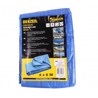 Blue Tarpaulin 4 x 6m