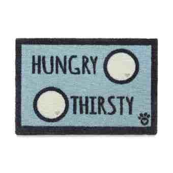 Howler & Scratch Hungry Blue Floor Mat - 40 x 60cm