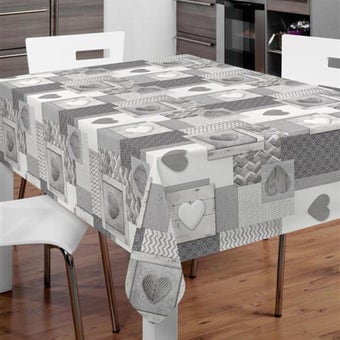 Bonita Oil Cloth Love Hearts - Price per metre