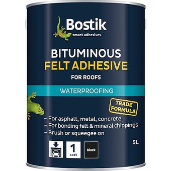 Bostik Bituminous Felt Adhesive for Roofs 2.5L