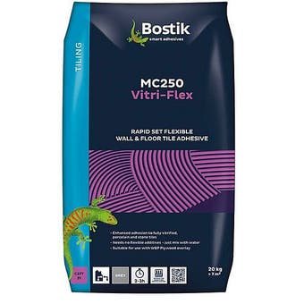 Bostik MC250 Wall & Floor Tile Adhesive Grey - 20kg