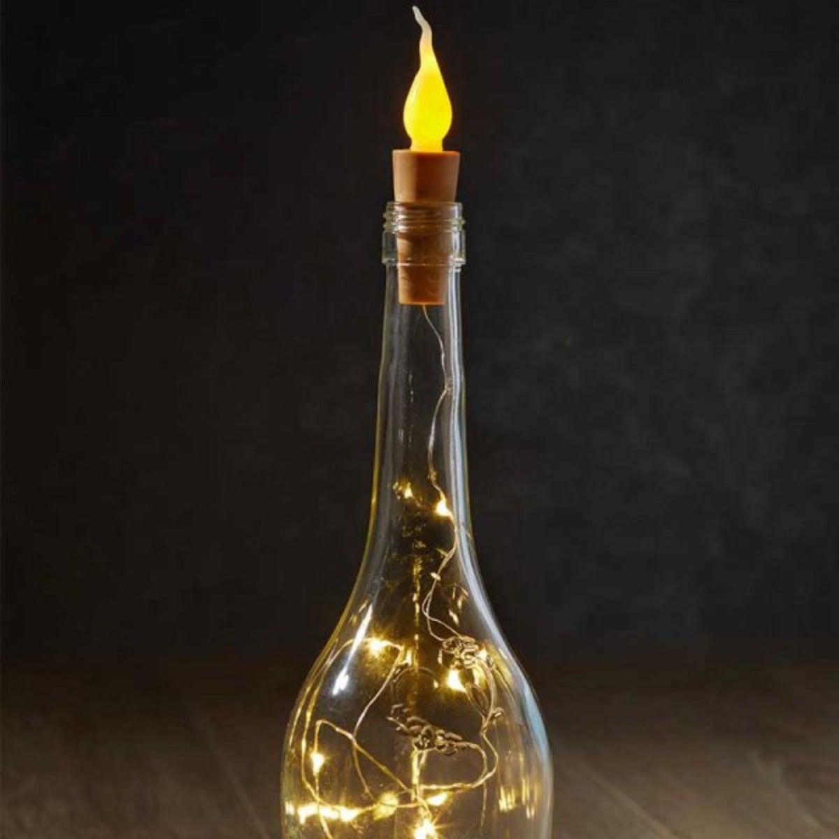 Bottle It Candle Light Twin Pack with LED Cork Stoppers – Decorative Bottle Lights for Indoor and Outdoor Ambience