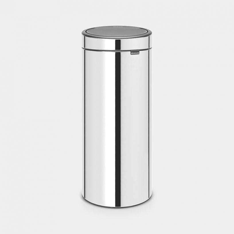 Brabantia Touch Bin Brilliant Steel - 30L