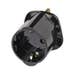 Brennenstuhl Black EU To UK Travel Plug Adapter
