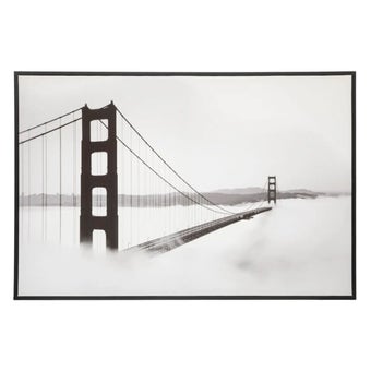 Bridge Art Print on Framed Canvas - 60x90cm