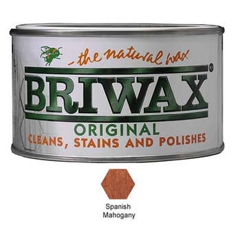 Briwax Original Wax Polish - Spanish Mahogany 400g