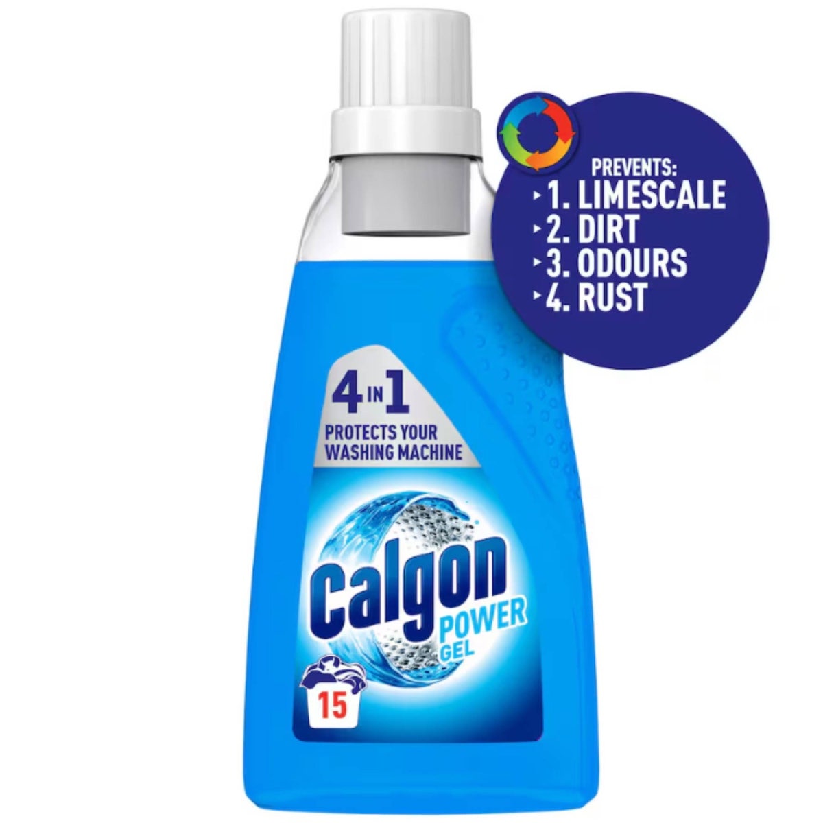 Calgon 4in1 Power Gel 750ml – Protect Your Washing Machine from Limescale and Odours