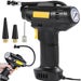 Car Compressor Wheel Inflator Gun – 12V 120W, 150 PSI / 10 BAR with LED & Nozzle Tips