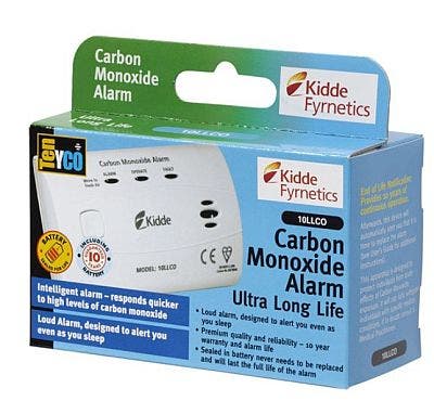 Kidde 10 Year Carbon Monoxide Alarm - Ultra long life