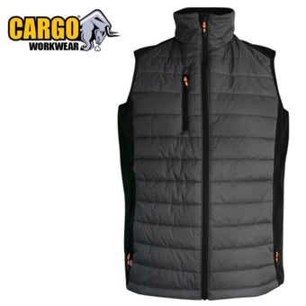 Cargo Crafter Two-Tone Fleece Lined Gilet Bodywarmer - Size L