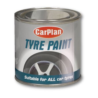 CarPlan Tetrosyl Tyre Paint Black Rubber Surfaces 250ml