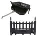 Castle Living Regal 16-Inch Fire Starter Set – Black | Stylish, Durable & Complete Fireplace Solution