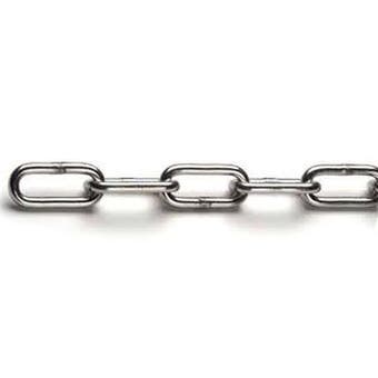 8mm x 52mm Bright Zinc Chain Per Metre