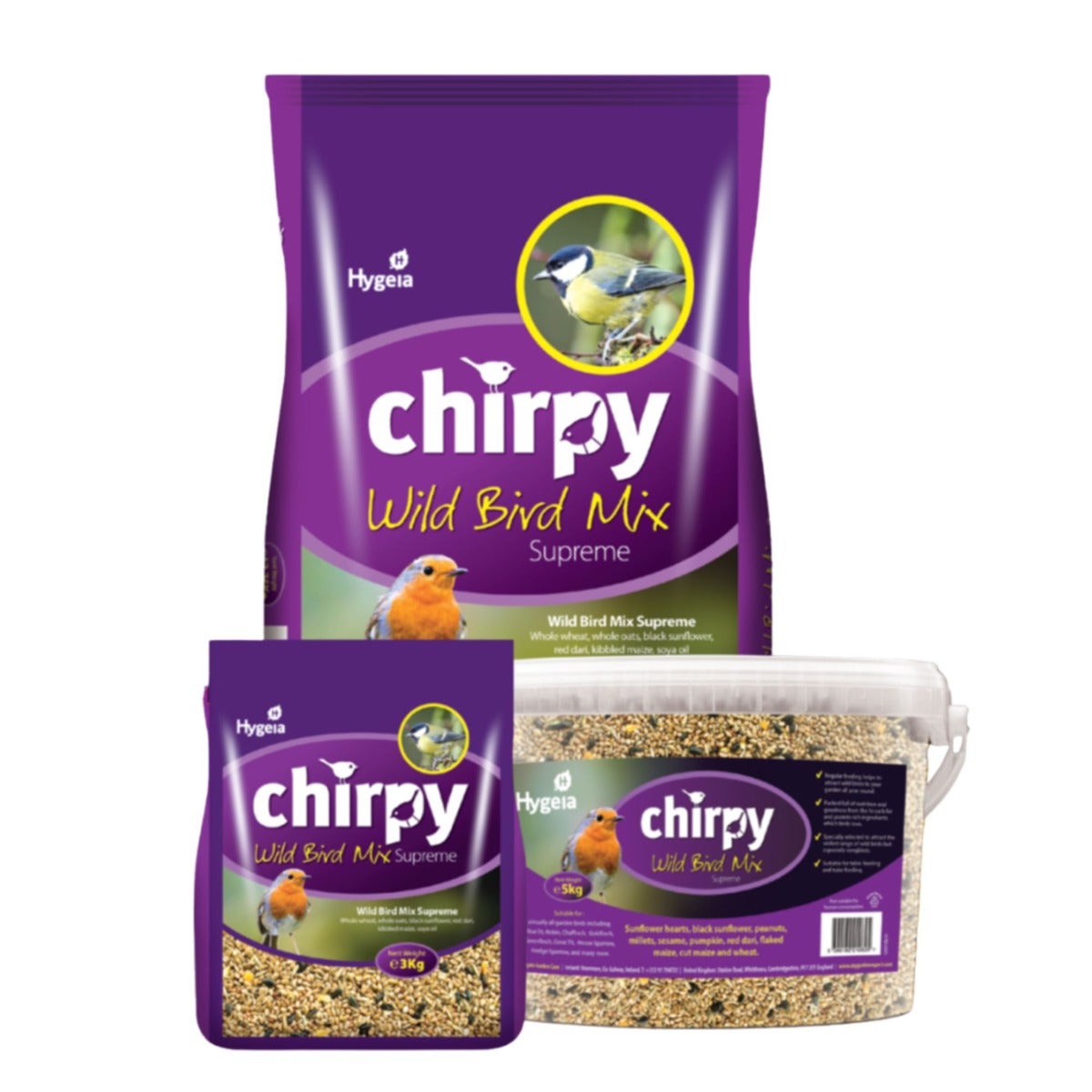 Chirpy Wild Bird Mix 5kg 