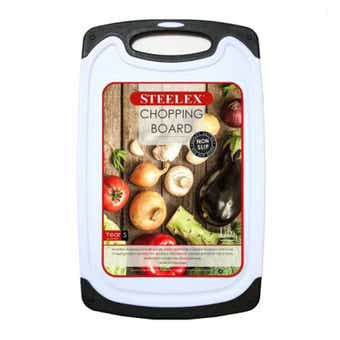 Steelex Large Plastic Chopping Board - 40 x 24cm