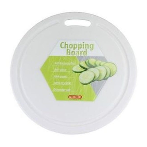 Apollo Round Chopping Board - White 30cm