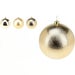 Gold Christmas Bauble 14cm – Assorted Elegant Designs I Each