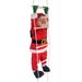 Christmas Decoration Santa Climbing a ladder 120 cm
