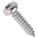 Chrome Pan Head Self Tapper Zinc Plated Screws 6 x 3/4" - Pack of 25