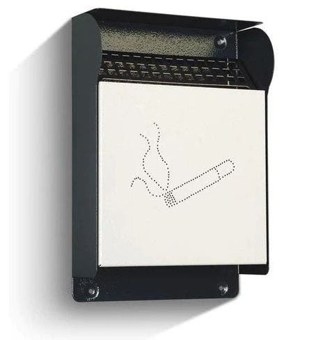  Metalplus Wall Mount Cigarette Ash Bin