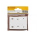 Centurion White Hinge Repair Plate - 75 x 10 x 55mm - Pack of 2
