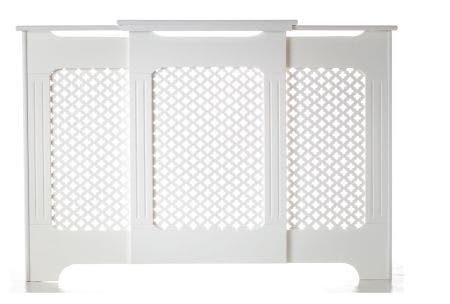 Classic White Radiator Cabinet Medium